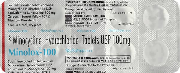 Minolox 100Mg Strip Of 10 Tablets