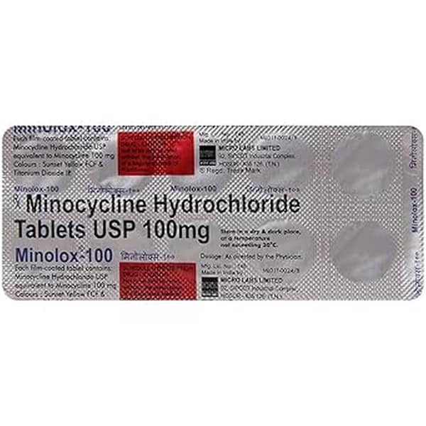 Minolox 100Mg Strip Of 10 Tablets