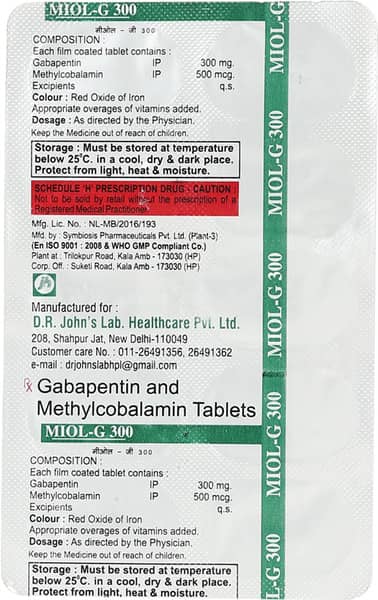 Miol G 300Mg Strip Of 10 Tablets
