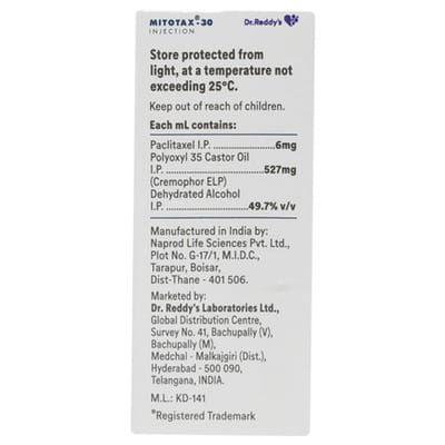 Mitotax 30mg Injection