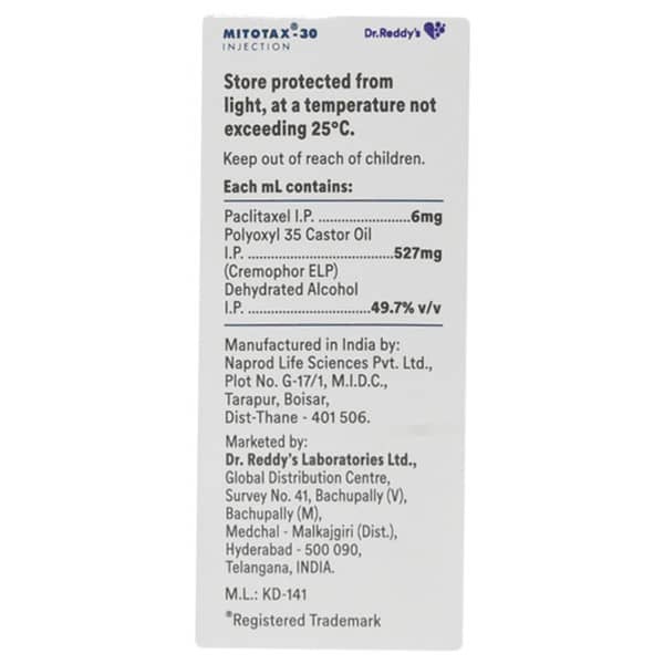 Mitotax 30mg Injection