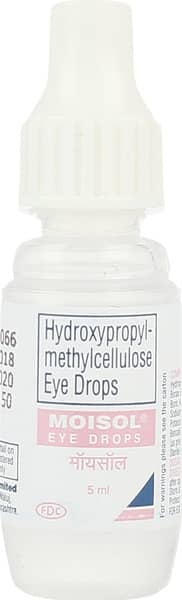 Moisol Bottle Of 5ml Eye Drops