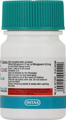 Monit Gtn 2.6mg Bottle Of 30 Tablets