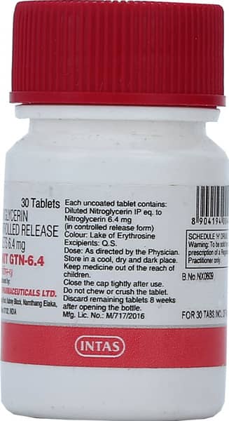 Monit Gtn 6.4mg Bottle Of 30 Tablets