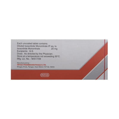 Monit 20mg Strip Of 10 Tablets