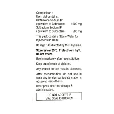 Monobact 1.5gm Dry Vial Of 1 Powder For Injection