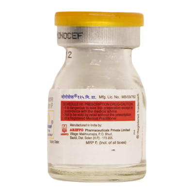 Monocef 125mg Dry Vial Of 1 Powder For Injection