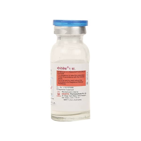 Monocef 1Gm Dry Vial Of 1 Powder For Inajection