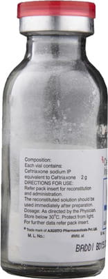 Monocef 2gm Dry Vial Of 1 Powder For Injection