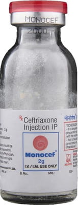 Monocef 2gm Dry Vial Of 1 Powder For Injection