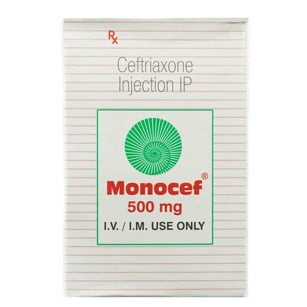 Monocef 500mg Powder For Injection