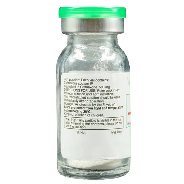 Monocef 500mg Powder For Injection