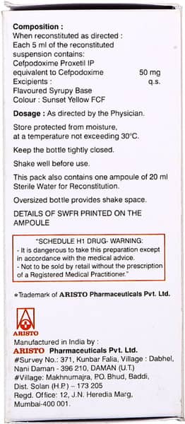 Monocef O 50 Oral Suspension