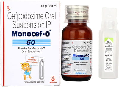 Monocef O 50mg Bottle Of 30ml Suspension