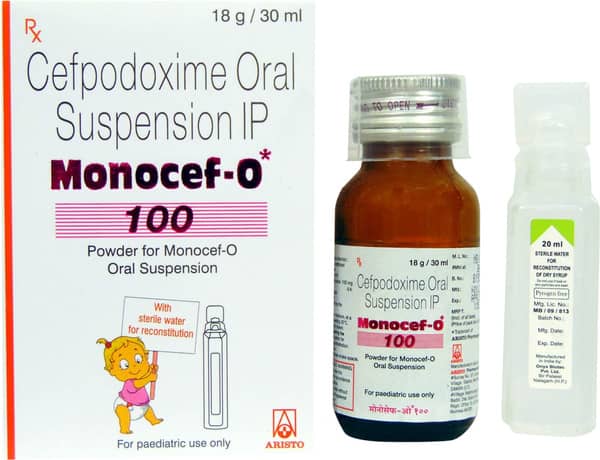 Monocef-O 100 Dry Suspension