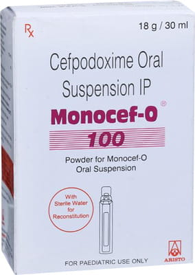 Monocef O 100mg Bottle Of 30ml Dry Suspension