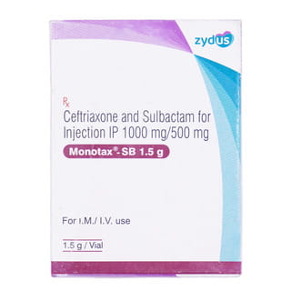 Monotax Sb 1.5Gm Dry Vial Of 1 Powder For Injection