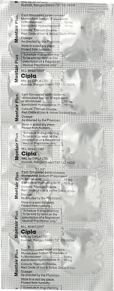Montair Plus Strip Of 10 Tablets