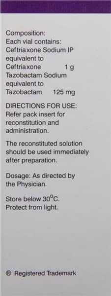 MONTAZ 1G POWDER FOR INJECTION