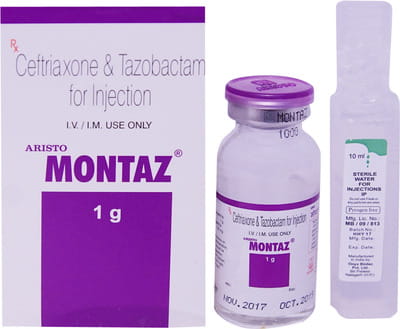Montaz 1gm Dry Vial Of 1 Powder For Injection