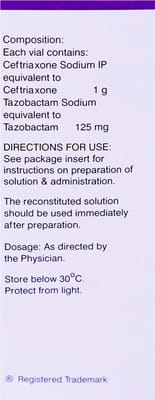 Montaz 1gm Dry Vial Of 1 Powder For Injection
