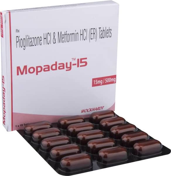 Mopaday 15/500mg Strip Of 15 Tablets