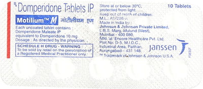 Motilium M Strip Of 10 Tablets
