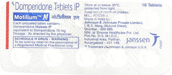 Motilium M Strip Of 10 Tablets
