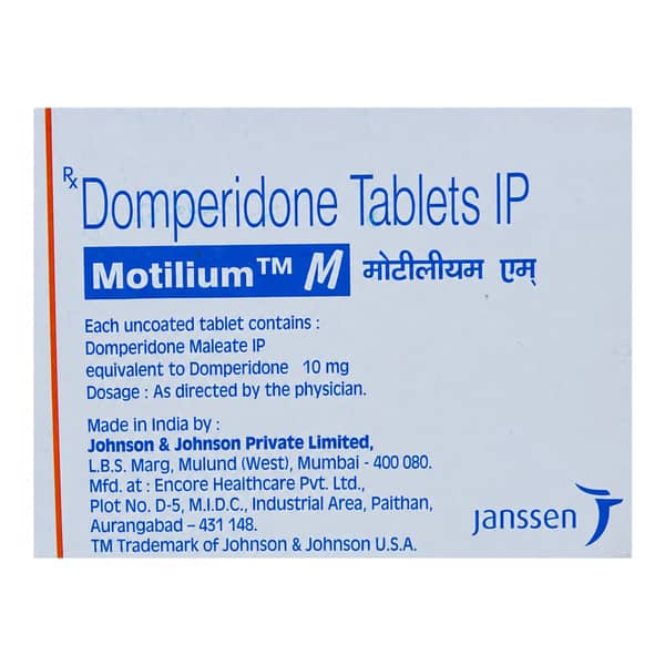 Motilium M Strip Of 10 Tablets