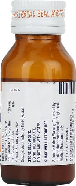 Mox 125Mg Redimix Bottle Of 30Ml Suspension