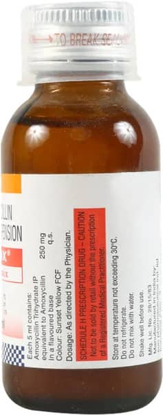 Mox 250Mg Bottle Of 60Ml Redimix Suspension