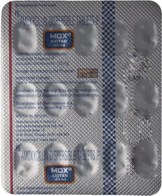 Mox Kid Dt 125mg Strip Of 15 Tablets
