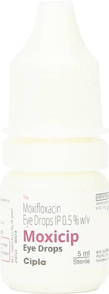 Moxicip Bottle Of 5ml Eye Drops