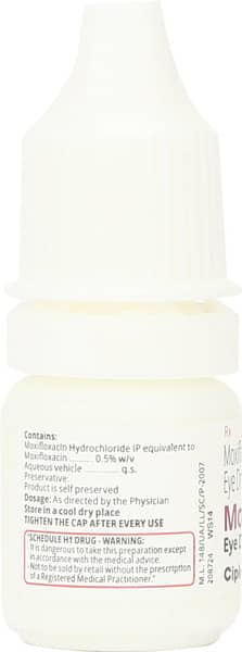 Moxicip Bottle Of 5ml Eye Drops
