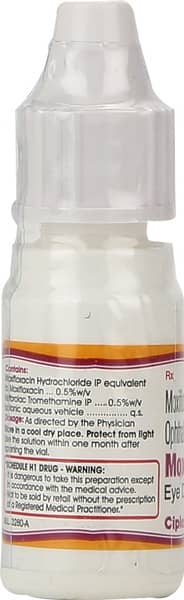Moxicip Kt Bottle Of 5ml Eye Drops