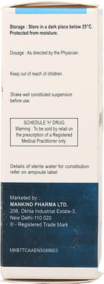 Moxikind Cv Bottle Of 30ml Dry Syrup