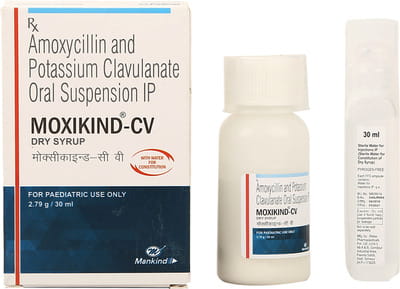Moxikind Cv Bottle Of 30ml Dry Syrup