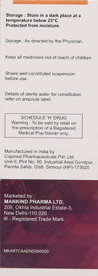 Moxikind Cv Forte Bottle Of 30ml Dry Syrup