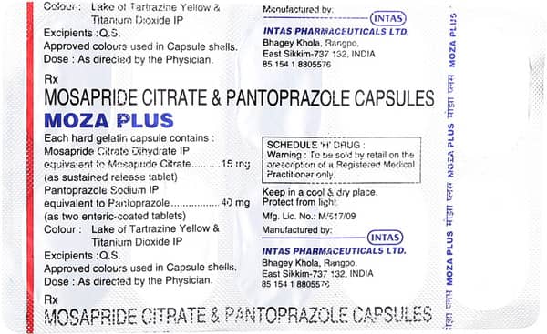 Moza Plus Strip Of 10 Capsules