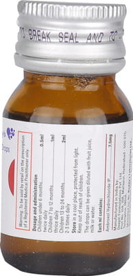 Mucolite Bottle Of 15ml Oral Drops