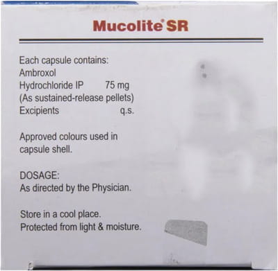 Mucolite Sr 30mg Strip Of 10 Capsules