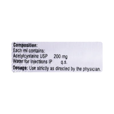 Mucomix 200mg Ampoule Of 1ml Injection