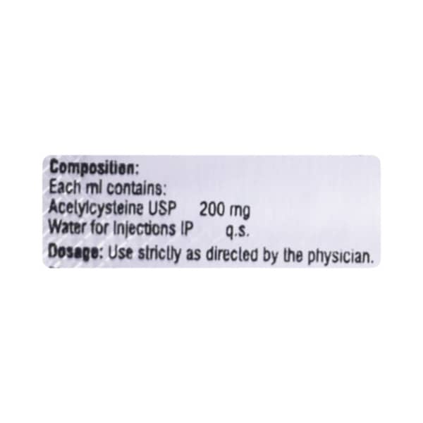 Mucomix 200mg Ampoule Of 1ml Injection