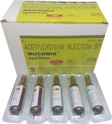Mucomix 1000mg Ampoule Of 5ml Injection