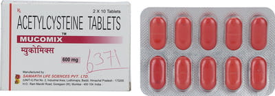 Mucomix 600mg Strip Of 10 Tablets