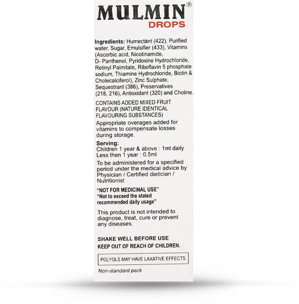 Mulmin Bottle Of 15Ml Oral Drops