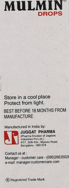 Mulmin Bottle Of 15Ml Oral Drops