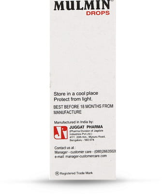 Mulmin Bottle Of 15ml Oral Drops