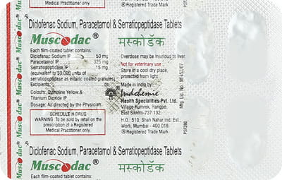 Muscodac Strip Of 10 Tablets