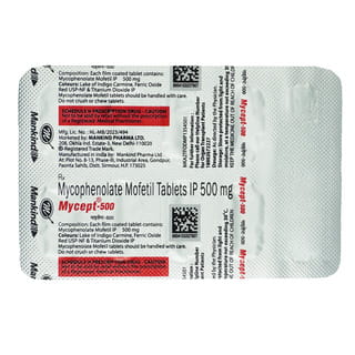 Mycept 500Mg Strip Of 10 Tablets